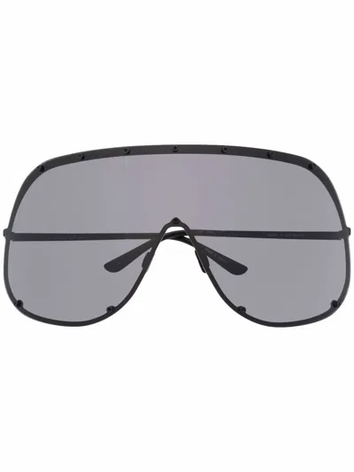 RICK OWENS OVERSIZED PILOT SUNGLASSES