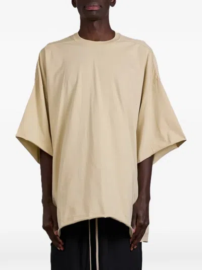 Rick Owens Oversized Short-sleeve T-shirt In Neutral