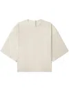 Rick Owens Oversized Sleeve T-shirt In 白色