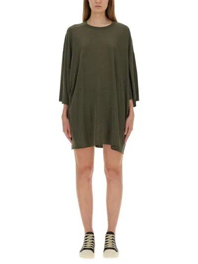 RICK OWENS RICK OWENS OVERSIZED T-SHIRT WITH UNIQUE KNOT DETAIL