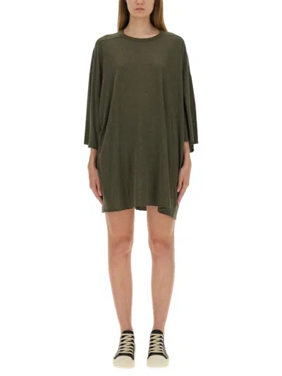 RICK OWENS OVERSIZED T-SHIRT WITH UNIQUE KNOT DETAIL