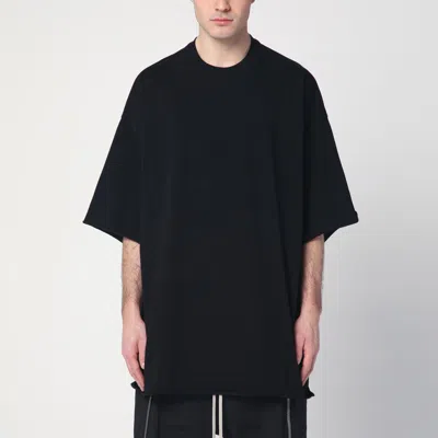 Rick Owens Tommy T Oversized Cotton-jersey T-shirt In Black