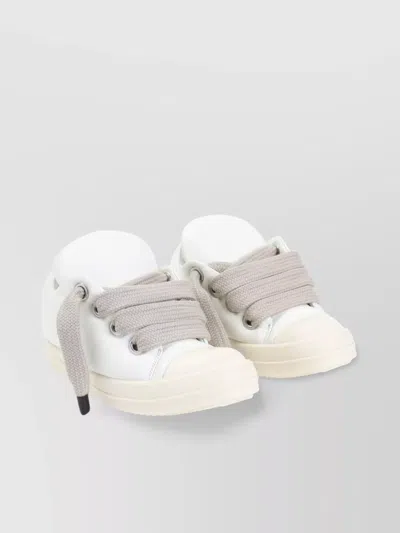 Rick Owens Oversized Tongue Low Top Sneakers