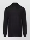Rick Owens Oversized Turtle Neck Pullover In Black