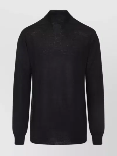RICK OWENS OVERSIZED TURTLE NECK PULLOVER