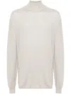 Rick Owens Oversized Turtle Sweater In Grey