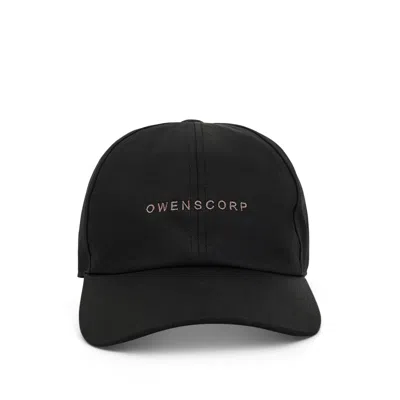 Rick Owens Embroidery Baseball Cap In Black