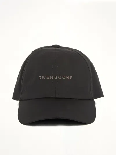 Rick Owens Owenscorp Baseball Cap In Black