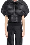 Rick Owens Black Porterville Mini Horus Down Jacket In Black
