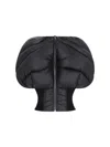 Rick Owens Black Porterville Mini Horus Down Jacket In Black  