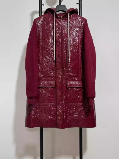 Pre-owned Rick Owens Padded Jacket In Red