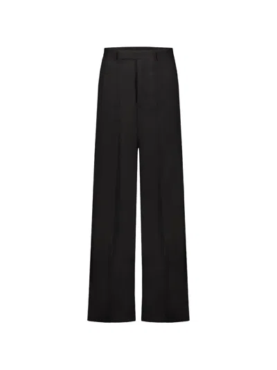 Rick Owens Palazzo Trousers In Black