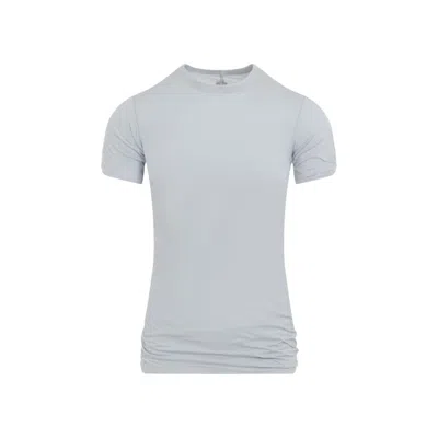 RICK OWENS RICK OWENS PALE BLUE COTTON T-SHIRT