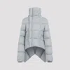 Rick Owens Naska Funnel Neck Down Jacket In Blue