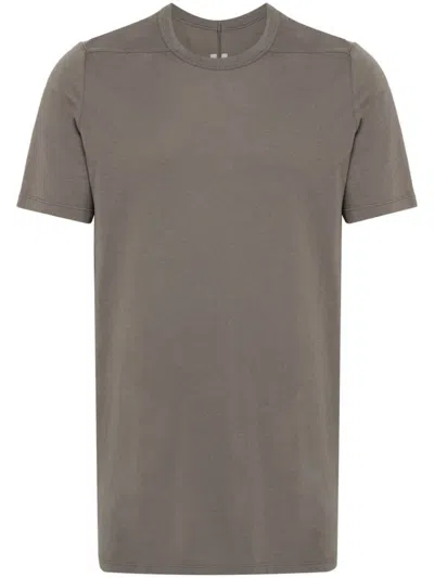 Rick Owens Man T-shirt Khaki Size S Cotton In Gray