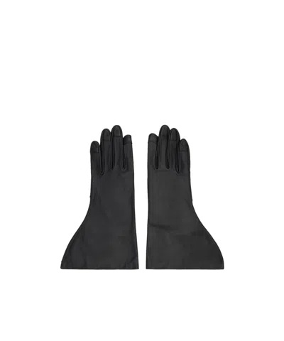 RICK OWENS PANELLED GLOVES