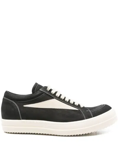 Rick Owens Panelled Lace-up Trainers
