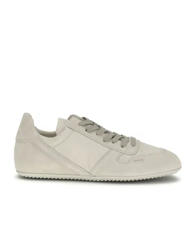 Rick Owens Panelled Low-top Trainers In Neutral