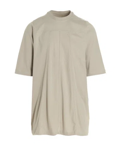 Rick Owens Panelled Short-sleeved T-shirt In Nude