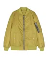 Rick Owens Panelled Zip-up Bomber Jacket In Multicolor
