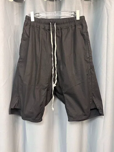 Pre-owned Rick Owens Pant Split Shorts In Gray
