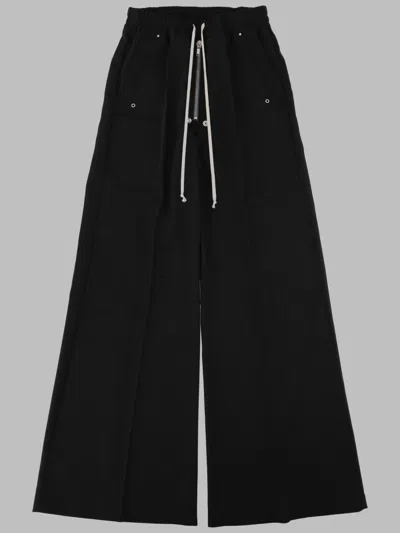 Rick Owens Pantalone "wide Bela" In Black
