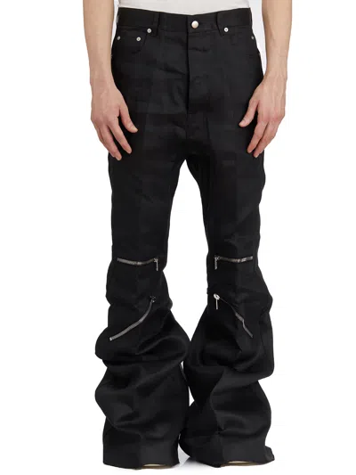RICK OWENS RICK OWENS PANTALONI BOLAN CARGO BLACK