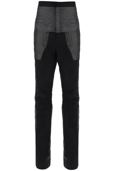 Rick Owens Organza Dirt Bolan Trousers For In Black