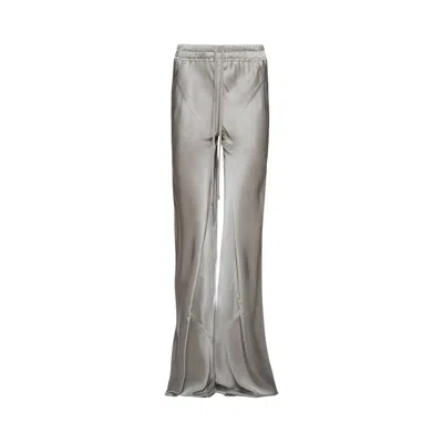 Pre-owned Rick Owens Pantaloni Drawstring Bias 'pearl' | White | Women's Size 42