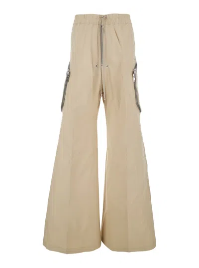 Rick Owens Pantaloni-heizer Belas-sand In Brown