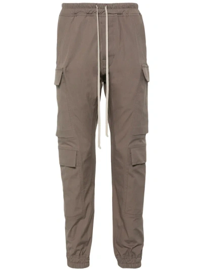 Rick Owens Mastodon Megacargo Tapered Trousers In Red