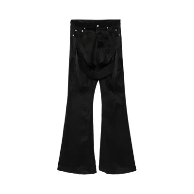 Pre-owned Rick Owens Pantaloni Megastrapped Bolan Pants 'black' | Men's Size 33