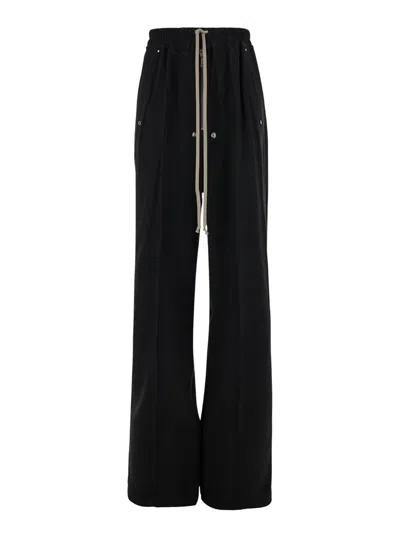 Rick Owens X Moncler Belas Wide-leg Trousers In Black