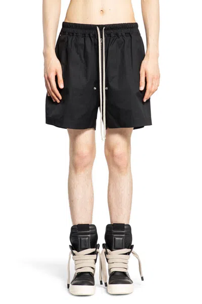 Rick Owens Pronged Boxer Shorts In Black