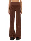 Rick Owens Brown Bias Trousers In Brown