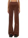 Rick Owens Brown Bias Trousers In Brown
