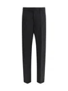 Rick Owens Tailored Geth Wide Leg Virgin Wool Pants In Black