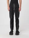 Rick Owens Bauhaus-inspired Cargo Pants With Elastic Waistband In Black