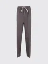 Rick Owens Drawstring Slim Long Trousers In Brown
