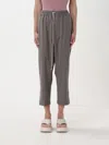 Rick Owens Gray Hollywood Drawstring Astaires Lounge Pants In Dust