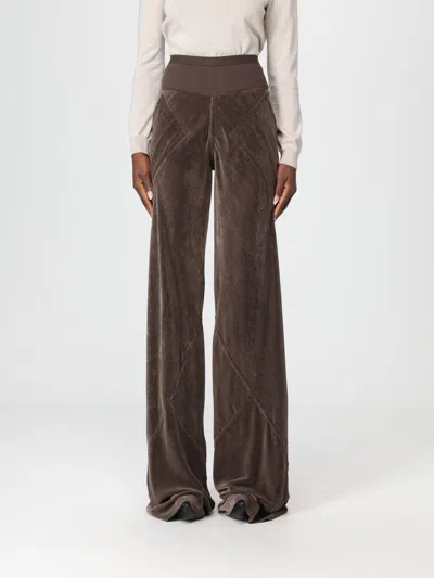 RICK OWENS PANTS RICK OWENS WOMAN COLOR GREY,H46499020