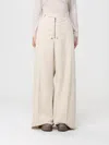 Rick Owens Trousers Wide-leg Button Detail In Brown