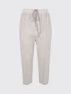 Rick Owens Drawstring Pocket Trousers In White