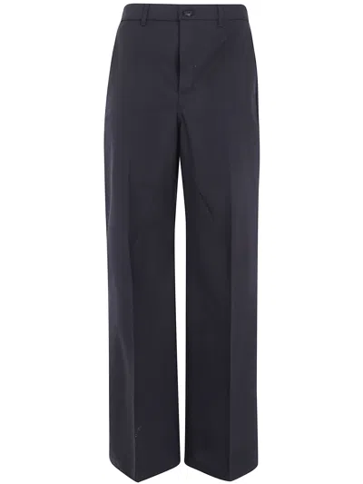 Rick Owens Pants Wool Blend "work" In Black