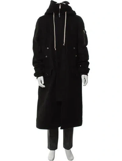 Pre-owned Rick Owens Parka In Black