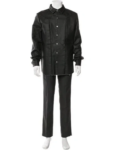 Pre-owned Rick Owens Parka In Black