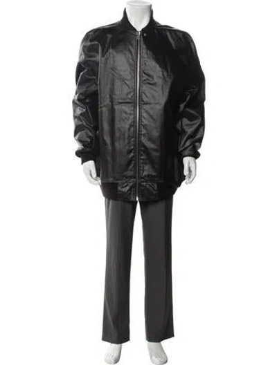 Pre-owned Rick Owens Parka In Gray