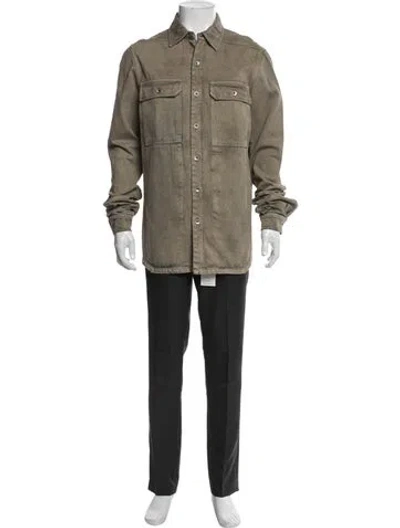 Pre-owned Rick Owens Parka In Green
