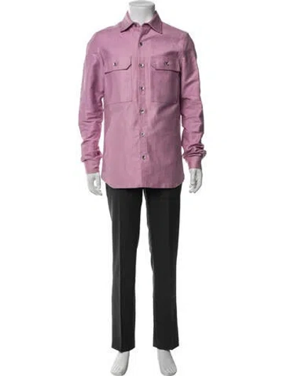 Pre-owned Rick Owens Parka In Purple
