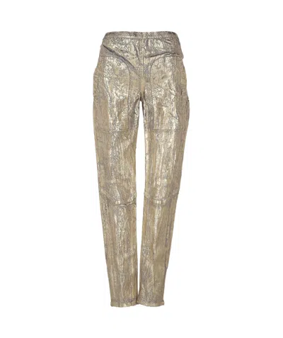 Rick Owens Pattern Casual Pants In Nude